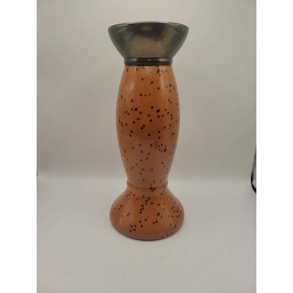 Vintage Pier 1‎ Glazed Ceramic Candle Holder 12